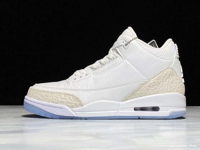 Rep LUCY White 136064-111 Air Jordan Retro 3 Triple 0630